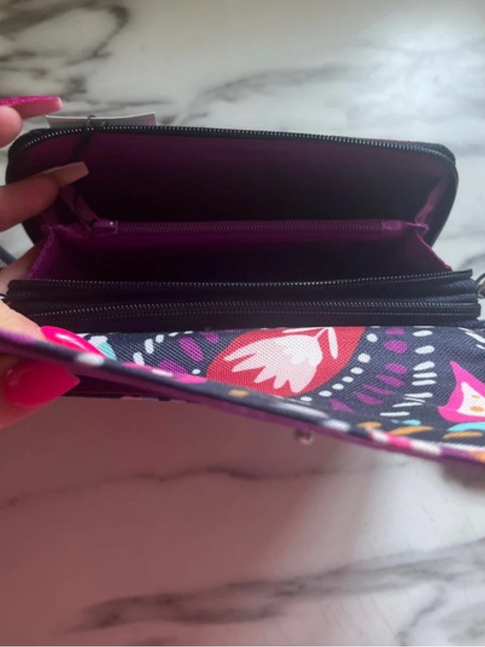 NWT Vera Bradley 3 in 1 Crossbody Paisley Print - Picture 3 of 4